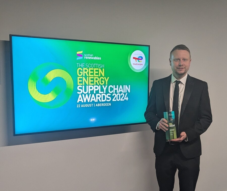Outstanding SME Win for Verlume at Scottish Renewables Awards